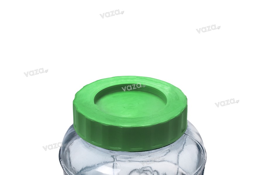 Plastic jar lid