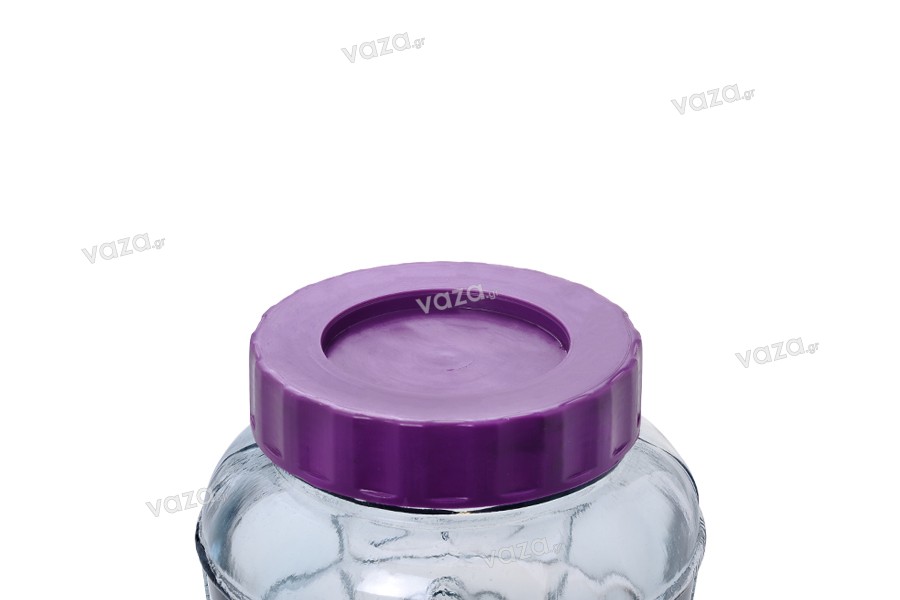 Plastic jar lid