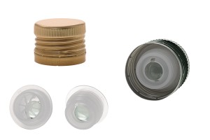 Kapak alumini i prefiletuar 31,5x24 me sferë qelqi për vidhosje izoluese-εικόνα_προϊοντική