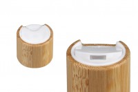 Disk top πλαστικό καπάκι PP24 με επικάλυψη bamboo