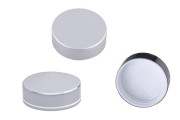 Kapak alumini me mbrojtëse plastike të brendshme në ngjyrë të zezë ose argjendi (për kavanoz 122-31-0)