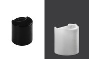 Disk-top πλαστικό καπάκι PP20 σε λευκό ή μαύρο χρώμα