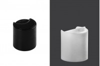 Disk-top plastic lid PP20 in white or black