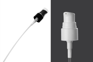 Pumpe für Cremes PP 20 mit transparentem Deckel-1