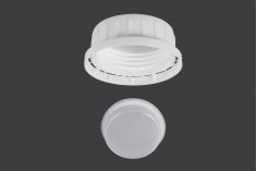 Plug and safety cap for aluminum bottles 288-16