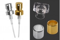 Vaporisateur avec bouchon pour flacons de parfum avec fermeture de sécurité « Crimp » de 15 mm (pour flacon 315-4-50)