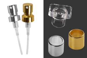 Vaporisateur avec bouchon pour flacons de parfum avec fermeture de sécurité « Crimp » de 15 mm (pour flacon 315-4-50)-εικόνα_προϊοντική