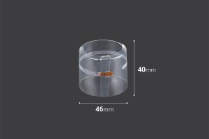 Schrumpfkappe 46x40 mm transparent mit Loch-εικόνα_προϊοντική