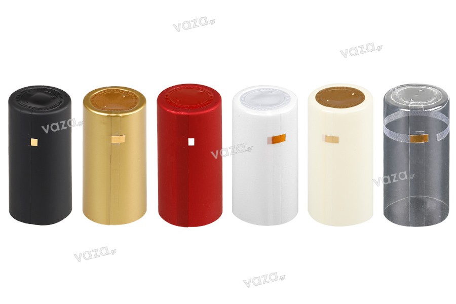 Capsule 30x60 mm heat shrinkable in different colors for wine bottle - 20 pcs
