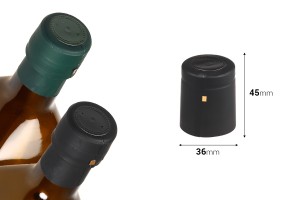 Capsule 36x45 mm heat-shrinkable - 20 pcs-εικόνα_διαστάσεις