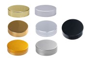Plastic cap with aluminum coating and inner liner - in various colors - (for 24-1 and 79-2 jars)