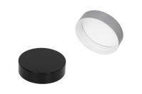 Plastic lid with inner gasket