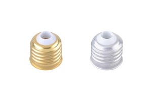 Bouchon métallique avec prise pour paille pour bouteille - lampe