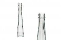 120ml pyramid glass bottle for olive oil, vinegar or spirits also suitable for decoration in size 48x235 