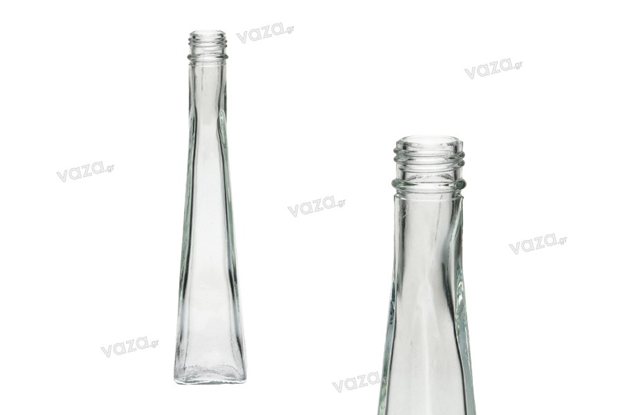 Glasflasche für Öl-Essig, Getränke oder Dekor 48x235 - 120 ml