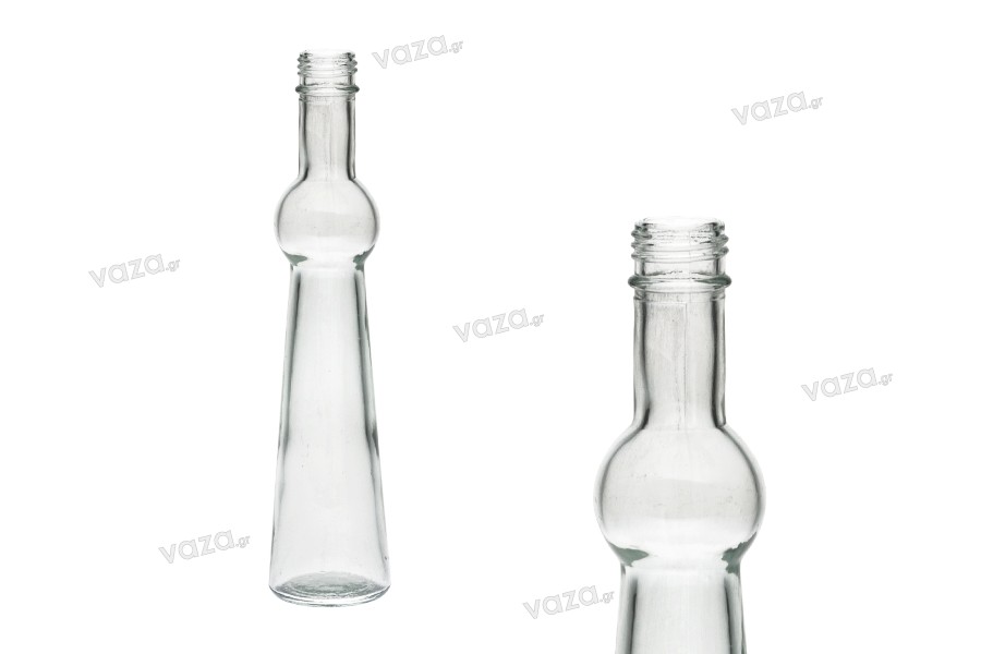 Glasflasche für Öl-Essig, Getränke oder Dekor 53x240 - 180 ml