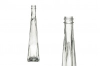Glass bottle for oil-vinegar, drinks or decor 58x60x300-180 ml