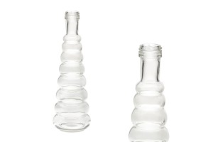 Bouteille en verre pour huile-vinaigre, boissons ou décoration 80 x 250 - 380 ml (PP31.5)-1