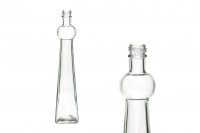 Glass bottle for oil-vinegar, drinks or decor 63x58x300-260 ml