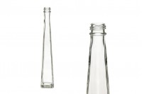 200ml pyramid glass bottle for olive oil, vinegar or spirits also suitable for decoration in size 50x300 