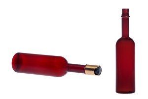 Braune Kunststoffflasche 250ml mit disk top Deckel-produktbild