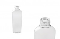 Flacon en plastique transparent de 250 ml PP 28