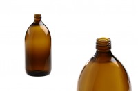 1000ml amber pharmacy glass bottle for perfumes and essential oils