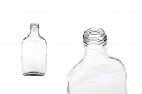 200ml flat glass flask bottle