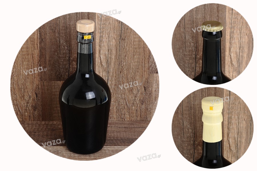 Bottle for wine 500 ml cylindrical UVAG