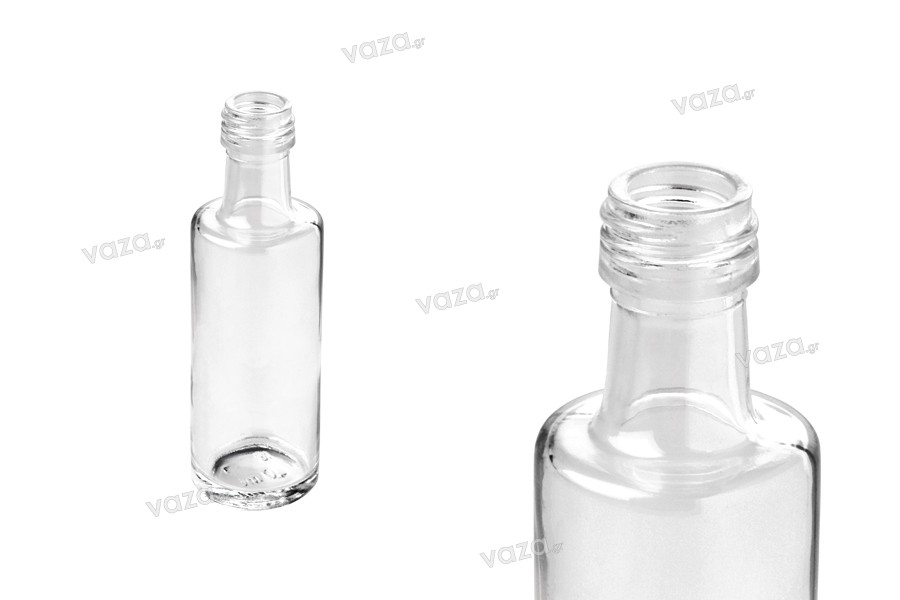 Bottiglietta da 40 ml Dorica trasparente (PP 18)