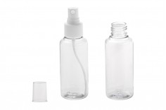 100ml PET spray bottle for slightly fatty solutions in a package with 12 pieces.