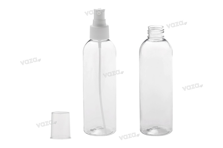 colore: Bianco Nomara Organics 3 x 500 ml Bottiglie spray in vetro trasparente senza BPA 