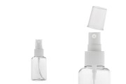 50ml PET spray bottle for slightly fatty solutions in a package with 12 pieces.