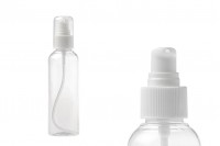 PET Bottle 150 ml with pump for cream in packages of 12 pieces