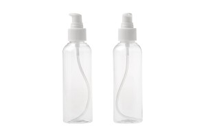 Bouteille PET de 150 ml avec pompe pour crème en lot de 12 pièces-6