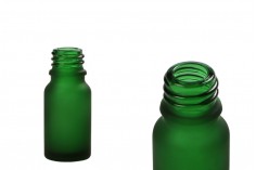 5ml green frosted glass bottle with PP18 finish for essential oils