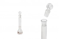 Volumetric 10 ml glass flask with stopper