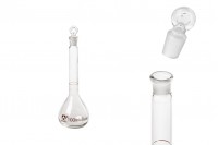 100ml measuring glass flask with glass stopper