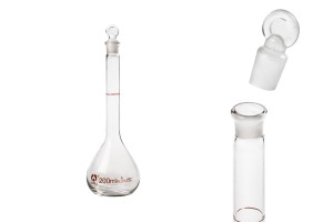 200 ml Messzylinder mit Glasstopfen-produktbild