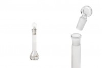 5ml measuring glass flask with glass stopper