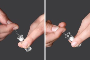 Ampullenflasche 1ml Einwegprodukt -100 Stücke-5
