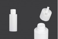 50 ml plastic bottle (PP20/410) with flow cap - 12 pcs