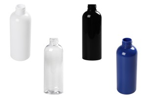 Bouteille PET de 200 ml en différentes couleurs avec finition PP 24/410 - disponible en paquet de 12 pièces-εικόνα_σύνθεση