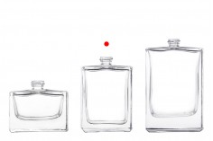 Bottiglia di profumo in vetro rettangolare da 50 ml (PP 15)
