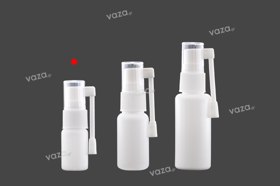 Flacon en plastique de 10 ml avec pompe de pulvérisation locale pour usage pharmaceutique - 12 pcs