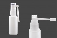 Flacon en plastique de 30 ml avec pompe de pulvérisation locale pour usage pharmaceutique - 12 pcs