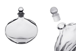 Πώμα γυάλινο για φιάλη 200 ml (κωδ 101-85)-εικόνα_διαστάσεις