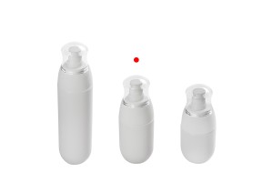 Bottiglietta PET da 50 ml con pompetta bianca e tappo trasparente.-εικόνα_σύνθεση