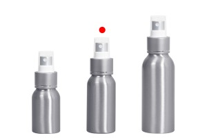 Bouteille en aluminium de 50 ml avec spray et bouchon plastique - 10 pcs-εικόνα_σύνθεση