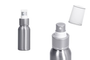 Bouteille en aluminium de 50 ml avec spray et bouchon plastique - 10 pcs-εικόνα_προϊοντική